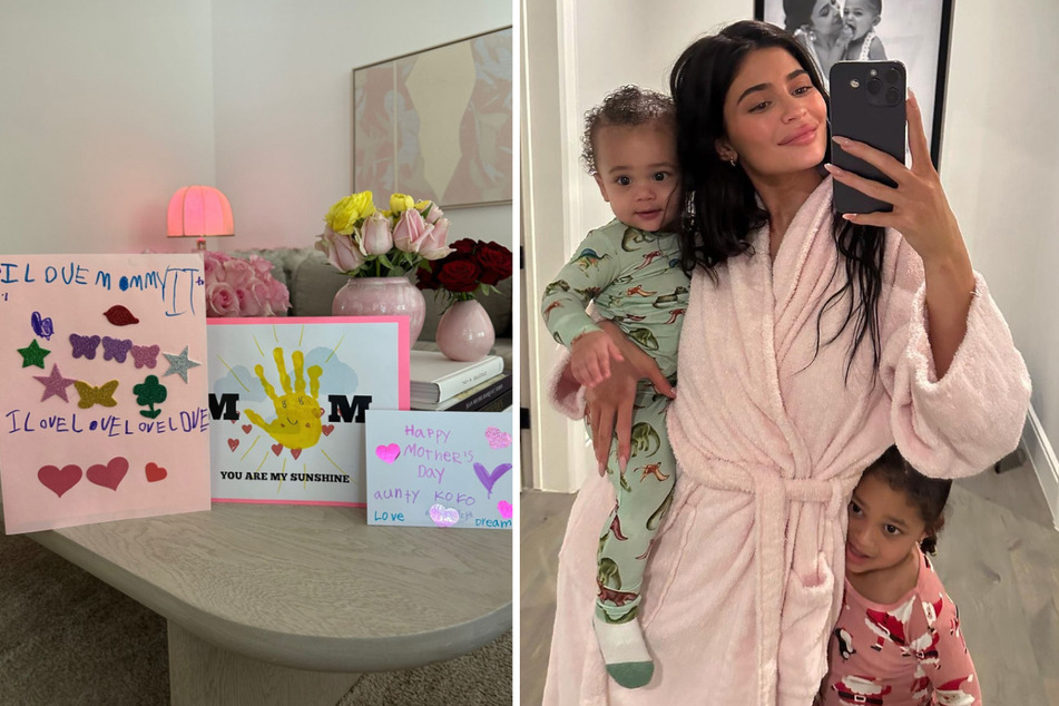 The Kardashian-Jenner clan gave their fans an inside look at their Mother's Day celebrations via social media.