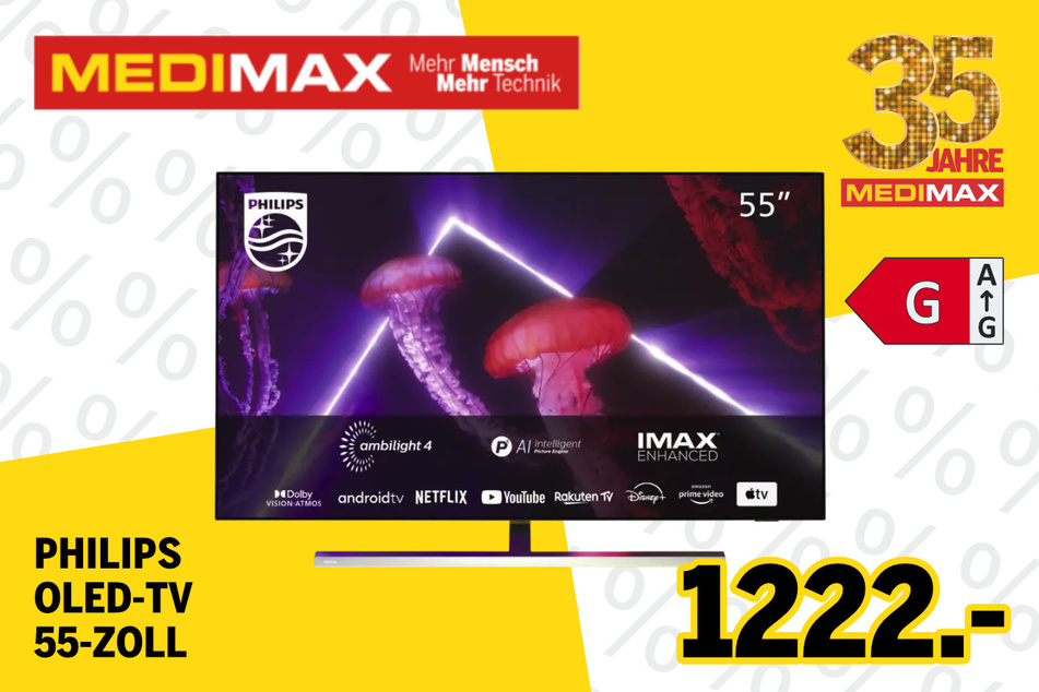55-Zoll Philips-Fernseher für 1.222 Euro.