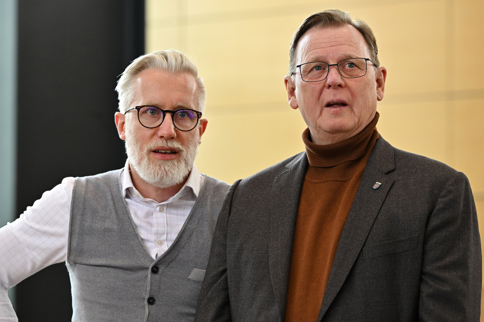 Die Thüringer Landesregierung um Ministerpräsident Bodo Ramelow (67, Linke) und Kultusminister Benjamin Immanuel-Hoff (47, Linke) sieht sich wegen ihrer Personalpolitik mit schweren Vorwürfen konfrontiert. (Archivbild)