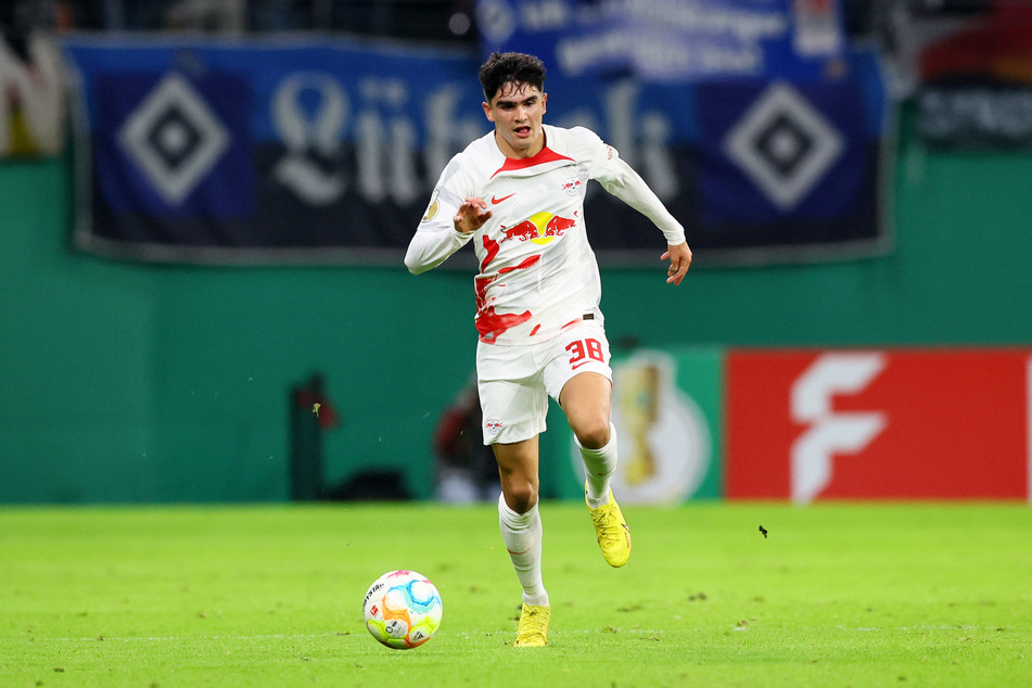 RB Leipzigs Stürmer Hugo Novoa (19) zieht es möglicherweise zum FC Basel.