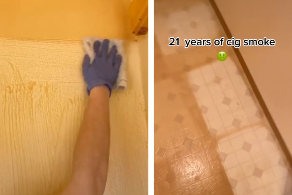 In dem Video ist zu sehen, wie Duranda und ihr Team die Raucherwohnung putzen. Unglaublich, dass diese Bude 21 Jahre lang nicht gereinigt wurde.