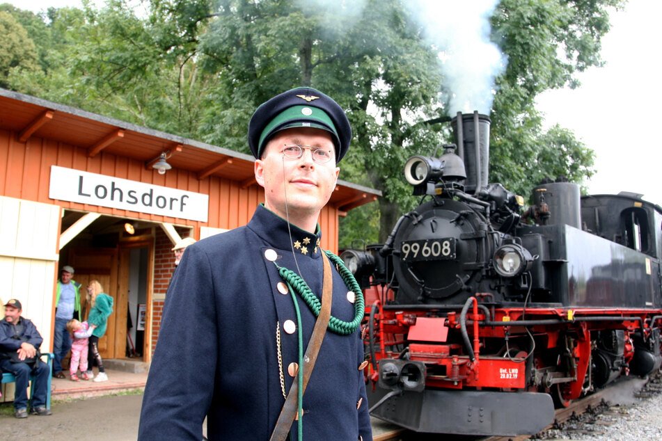 In Lohsdorf ist vor allen Dingen auf dem Bahnhof was los.