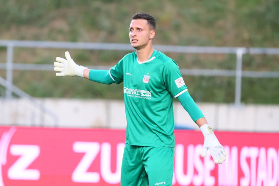 FSV-Torhüter Lucas Hiemann (25) kassierte drei Tore vom Gegner Altglienicke.