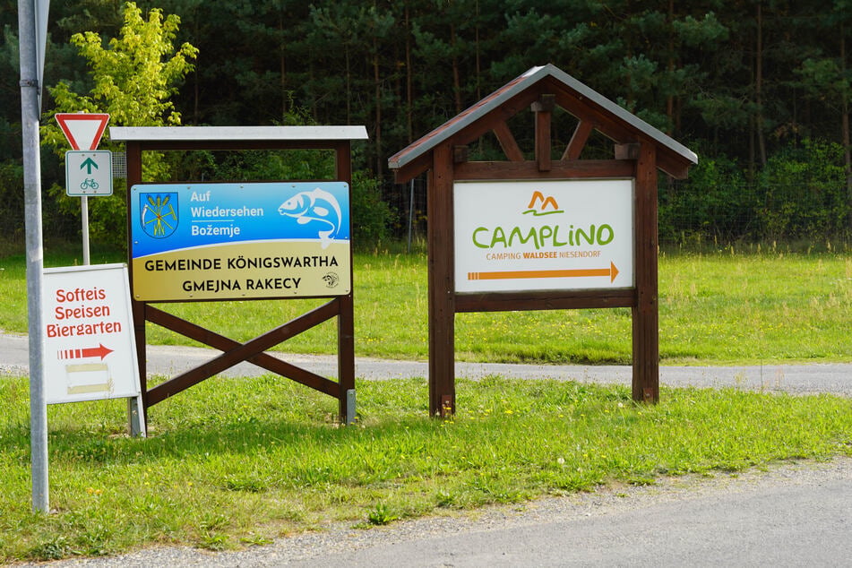 Am Waldsee Niesendorf läuft die Suche nach einem verunfallten Badegast.