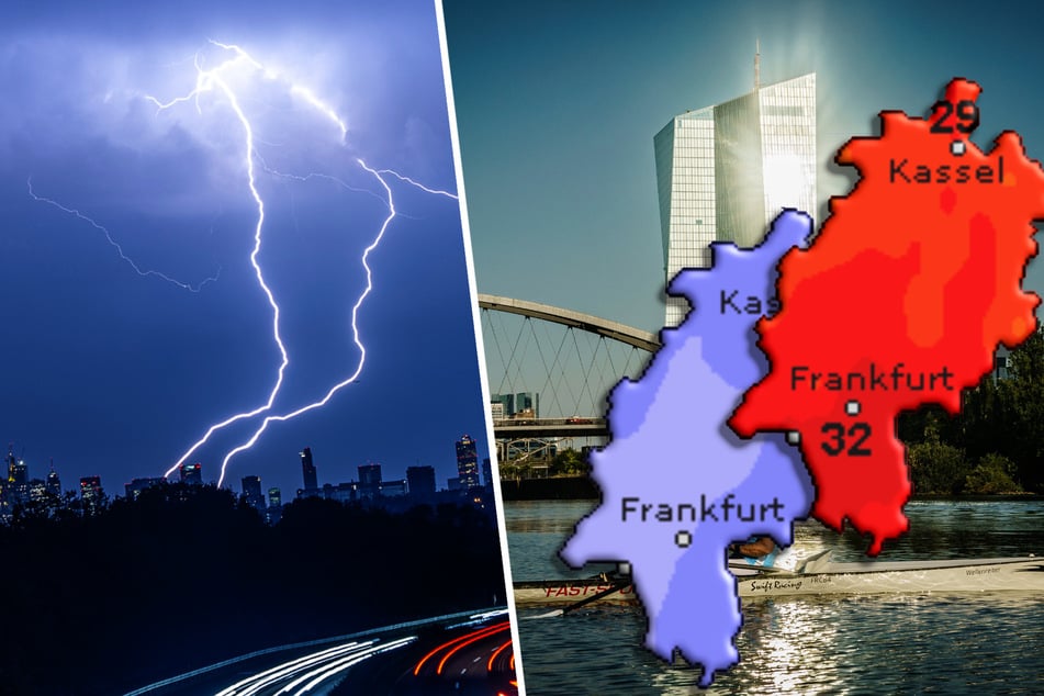 Es wird wieder örtlich über 30 Grad in Hessen, aber über das Wochenende muss auch weiterhin mit Schauern und Gewittern gerechnet werden.