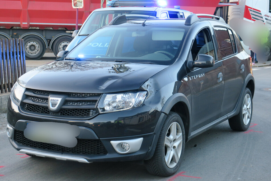 Der Dacia-Fahrer hatte das Kind offenbar übersehen und erfasst.