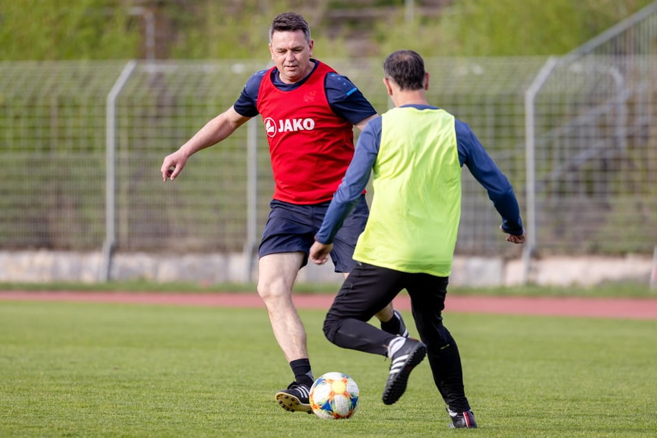 Mit 484 Pflichtspielen ist Ulf Mehlhorn (57) Rekordspieler des Chemnitzer FC. (Archivbild)