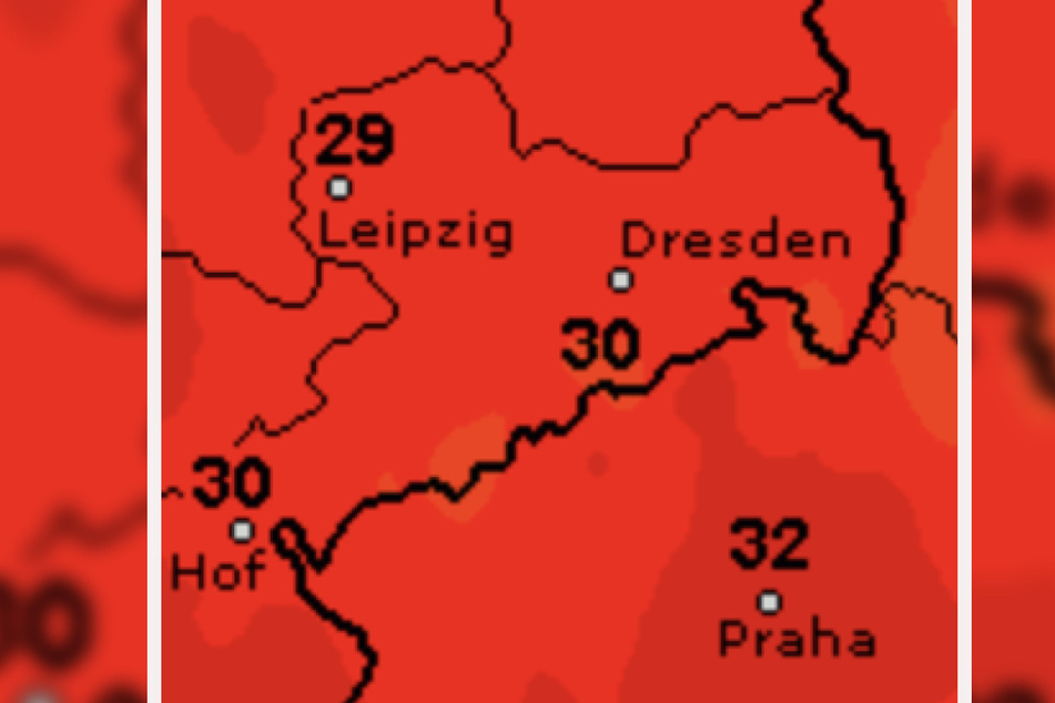 Die Temperaturen steigen wieder über 30 Grad.