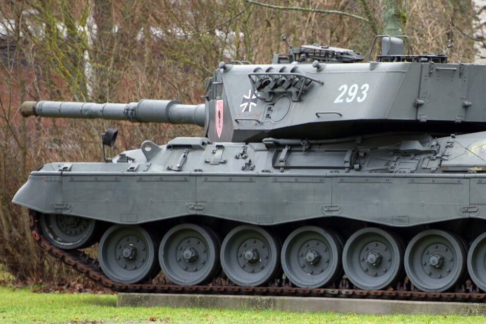 Ein Kampfpanzer vom Typ Leopard 1 A4.