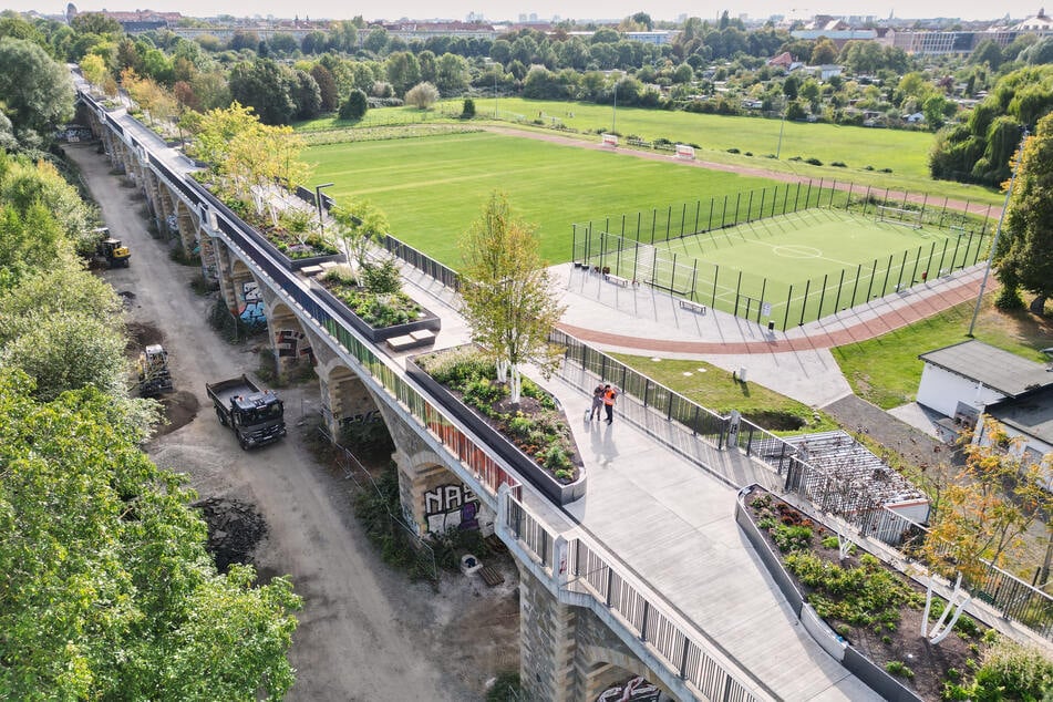 Nach dem Sellerhäuser Viadukt wird nun der geplante Gartenpark in Angriff genommen.
