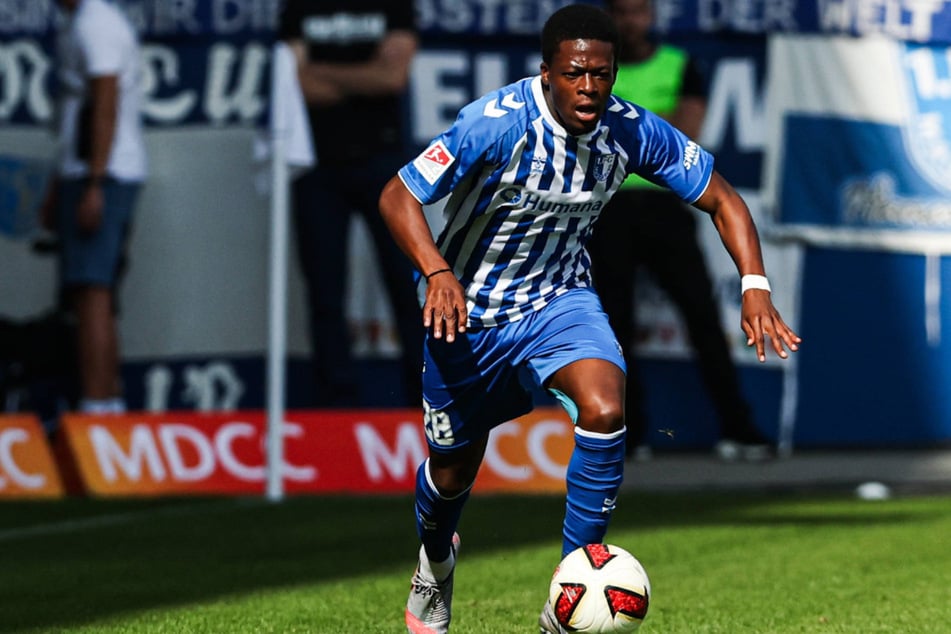 Gegen Hannover war Pierre Nadjombe (23) mit über elf Kilometern Laufleistung einer der fleißigsten Akteure in der Avnet-Arena.