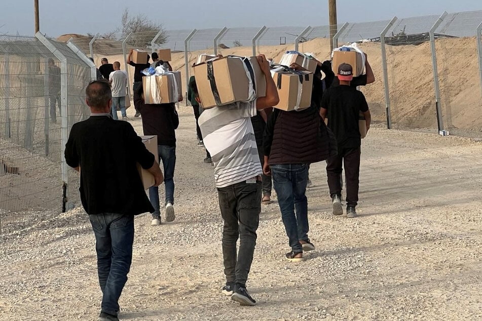 The GHF published photos of aid packages being distributed, but the UN warned the scheme was a "distraction" from what was needed.