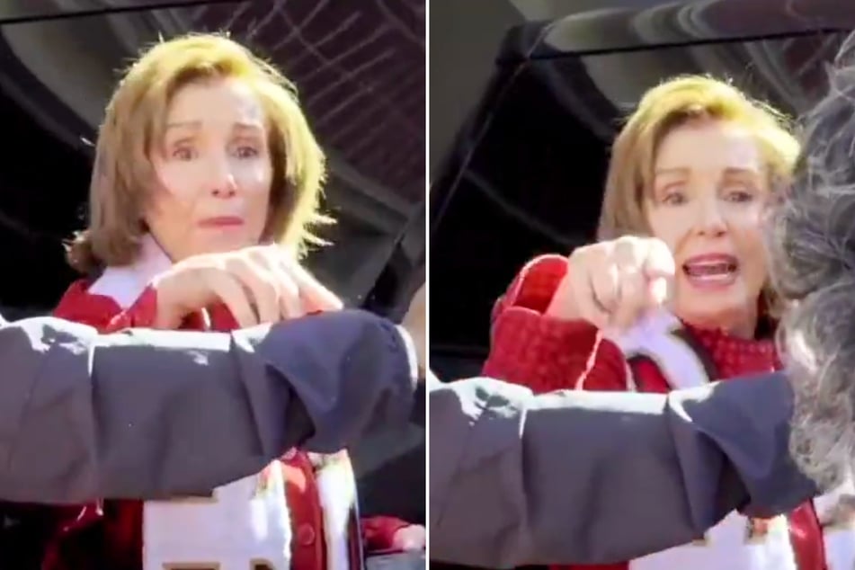 Nancy Pelosi loses it on pro-Palestine protesters outside her home: "Go back to China!"