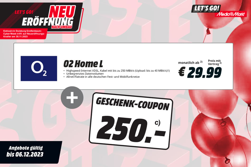 Festnetzvertrag abschliessen, 250-Euro-Coupon abstauben.