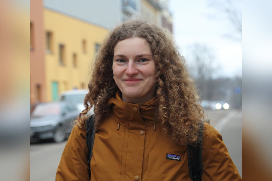 Sollte der Verkehr auf der Holzhofgasse beruhigt werden? Marlen Wißuwa (38) findet, ja.