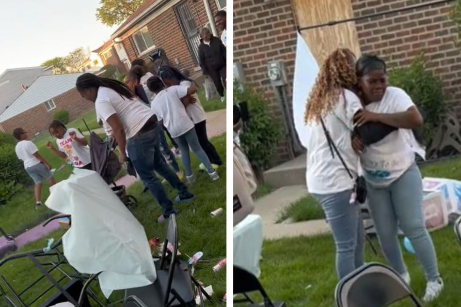 A pregnant woman's gender reveal party takes a raging turn