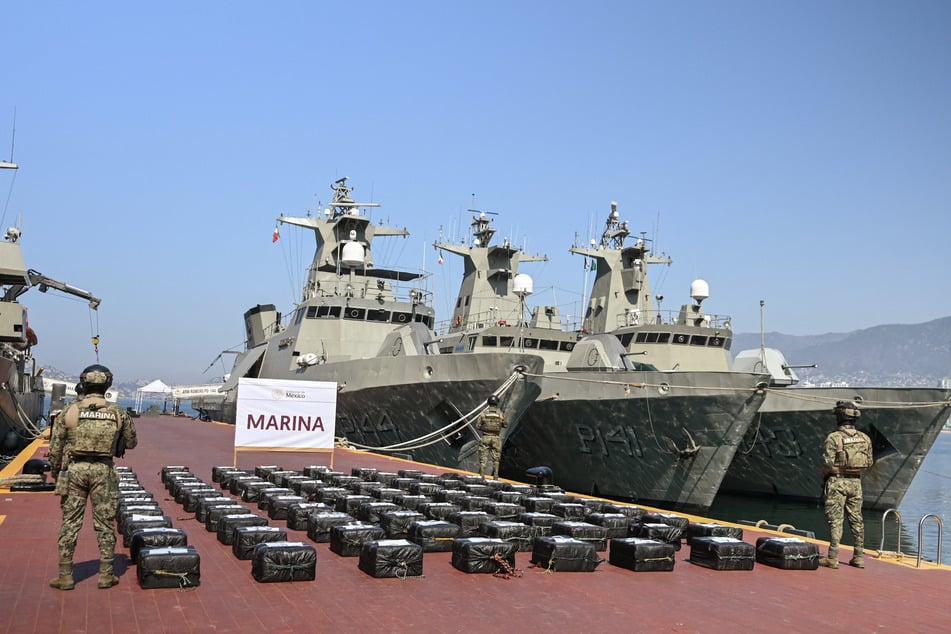 Mexico's navy on Thursday launched a massive operation to find two boats carrying aid for Cuba that went missing with nine crew members onboard.