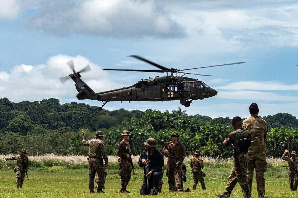 Panama's president is pushing back at allegations that US military exercises on its soil are "hostile" towards Venezeula.