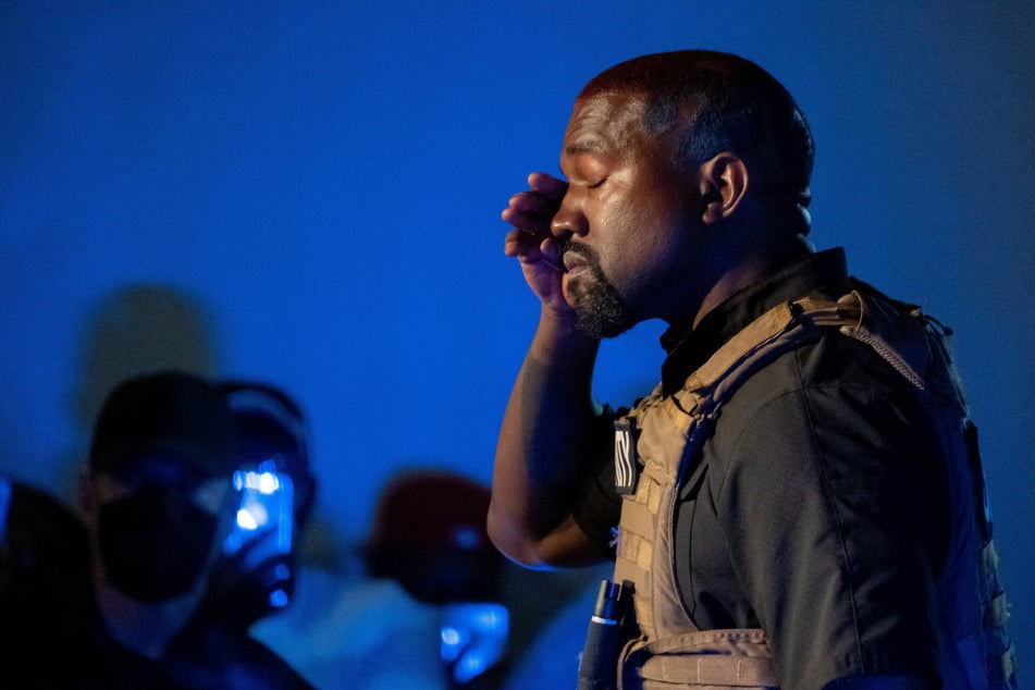 Kanye, seen here at an event for his brief 2020 presidential campaign, has had an emotional year and half.