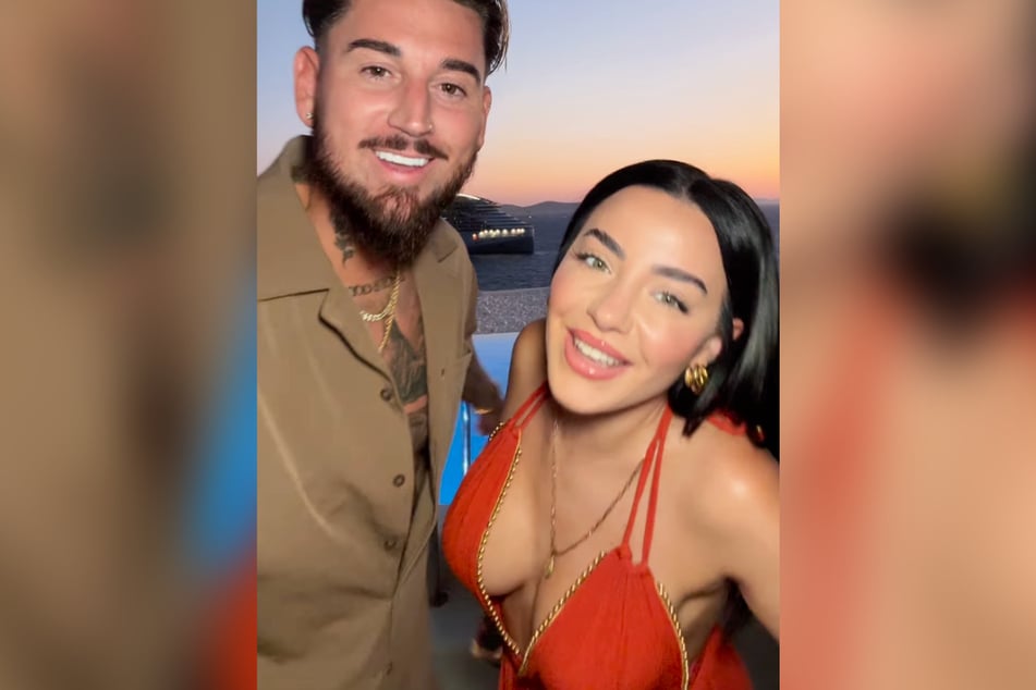 Leyla (29) und Mike Heiter (33) heirateten Anfang Juli, ihre Flitterwochen verbringen sie auf der griechischen Insel Mykonos.