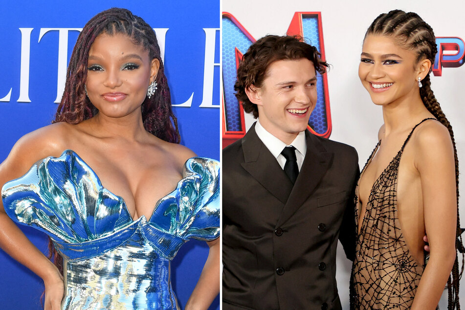Halle Bailey gets a shout-out from Zendaya after her Tom Holland impression goes viral