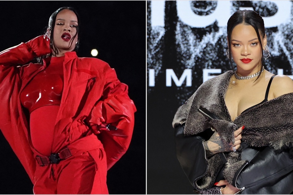 Rihanna shows off her baby bump while celebrating her big birthday
