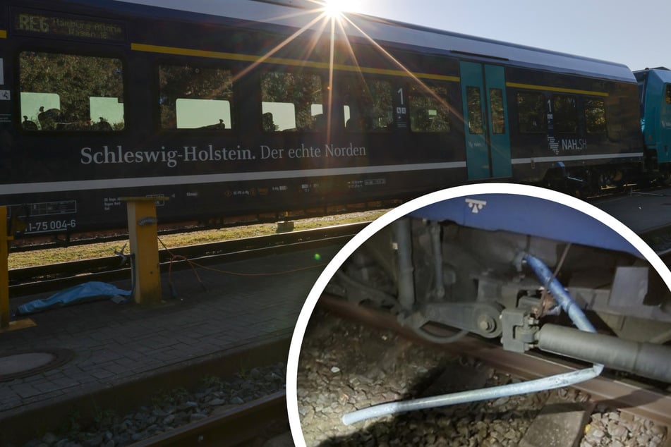 Regionalexpress kracht in Baugerüst: Strecke zeitweise gesperrt