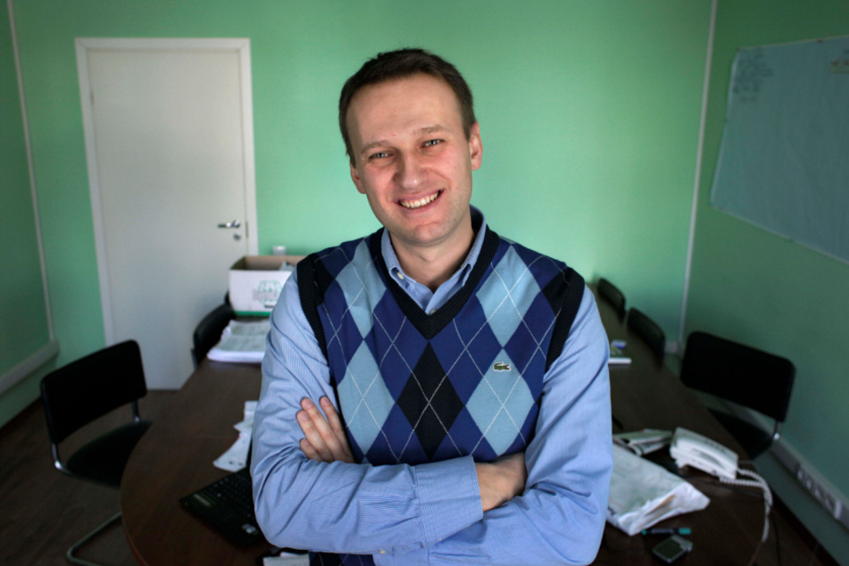 Alexei Navalny, opposition leader from Russia, in his office in Moscow in March 2010.