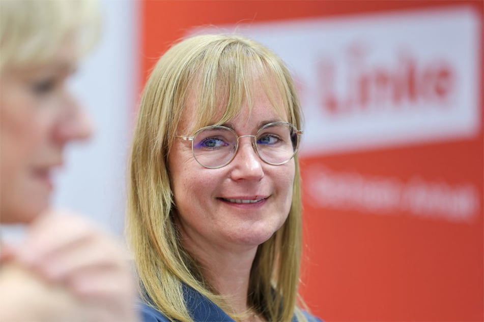 Eva von Angern (49) ist Linken-Spitzenkandidatin.