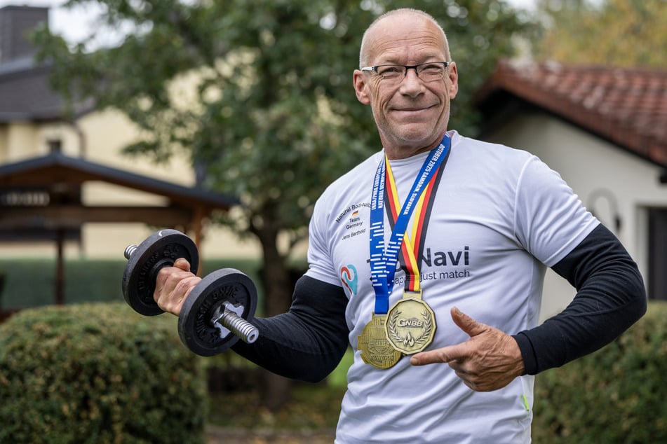 Nach Bandscheiben-OP: Sachsens stärkster Opa ist jetzt Europameister