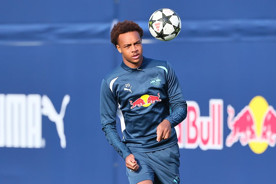 Assan Ouédraogo (19, Foto) steht RB Leipzig wieder zur Verfügung. Für wie viel Minuten es allerdings reicht, wollte Trainer Ole Werner (37) noch nicht verraten.