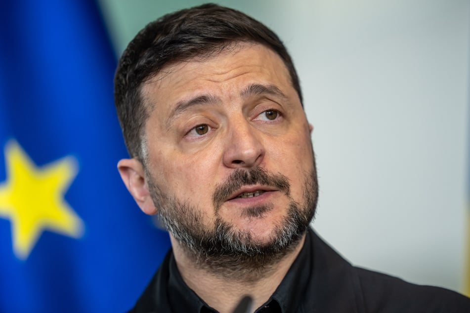 Der Präsident der Ukraine Wolodymyr Selenskyj (48).