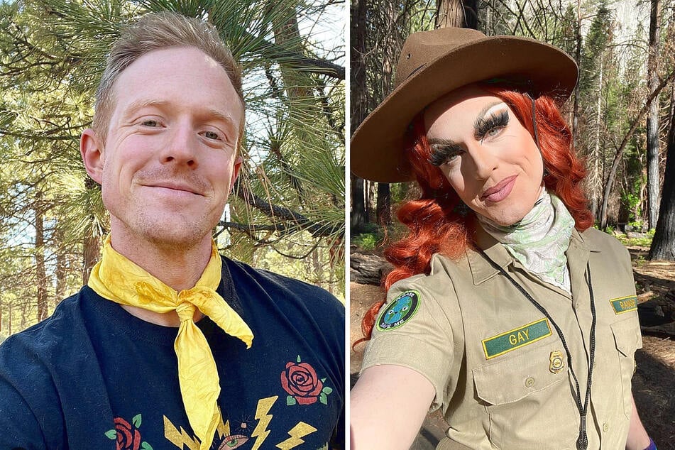 The environmentalist drag queen Pattie Gonia brought Pride to Yosemite Park.