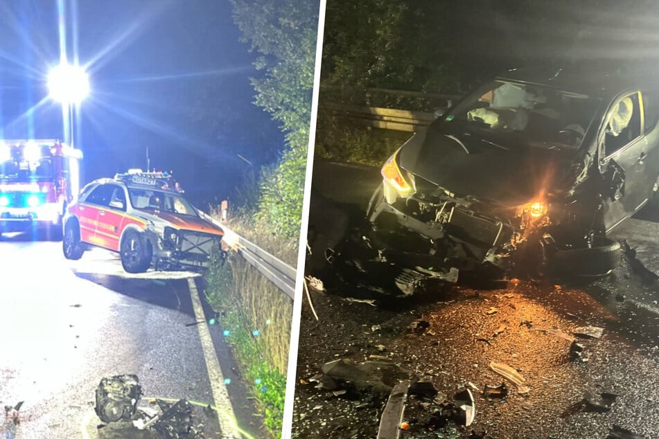 Wie durch ein Wunder: Drei Personen nach Crash mit Notarztwagen nur leicht verletzt
