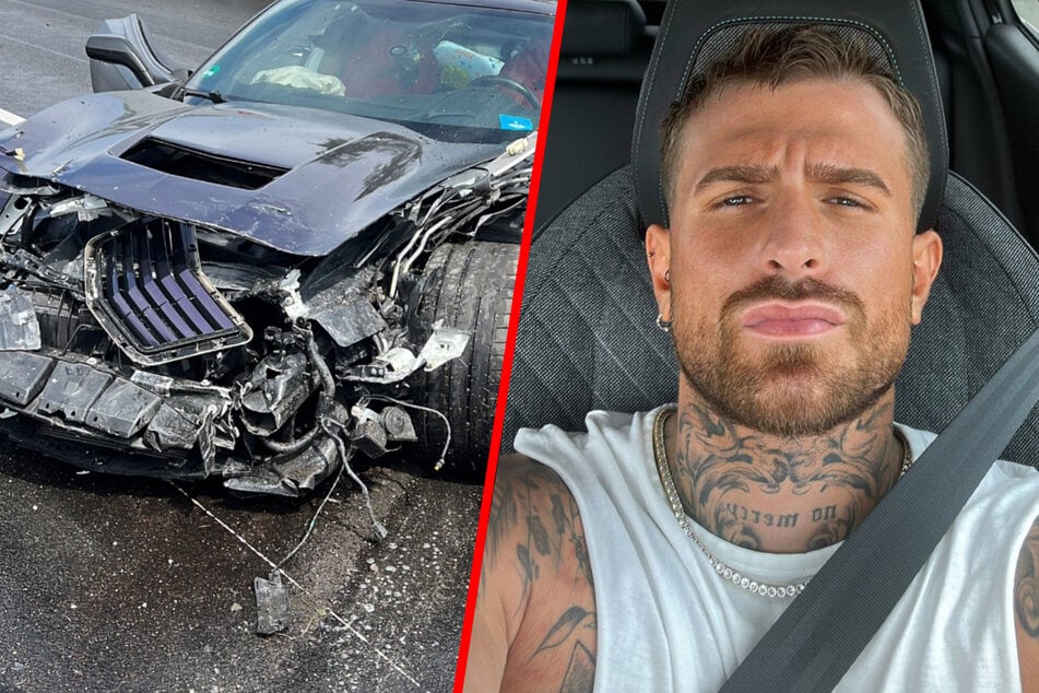 Kurz nach dem Unfall veröffentlichte Gigi Birofio (26) Bilder des Unfalls.