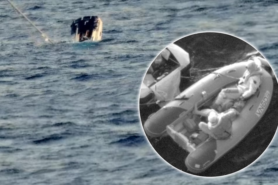 Yacht kracht gegen Wal und kentert: Crew muss sich auf hoher See retten