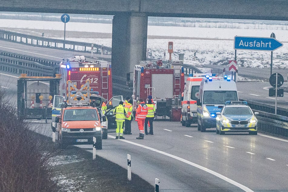 Nach der Verkehrskontrolle musste die A3 in der Oberpfalz gesperrt werden.