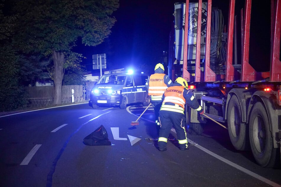 Ein Scania-Lkw erfasste am späten Montagabend einen Škoda in Krauschwitz.