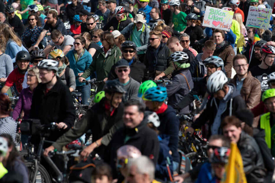 Mit der ADFC-Radsternfahrt soll den Forderungen des "Radentscheid München" Nachdruck verliehen werden.