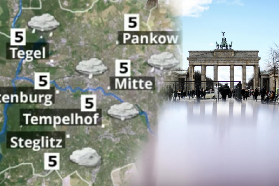 In Berlin bleibt es stark bewölkt. (Bildmontage)