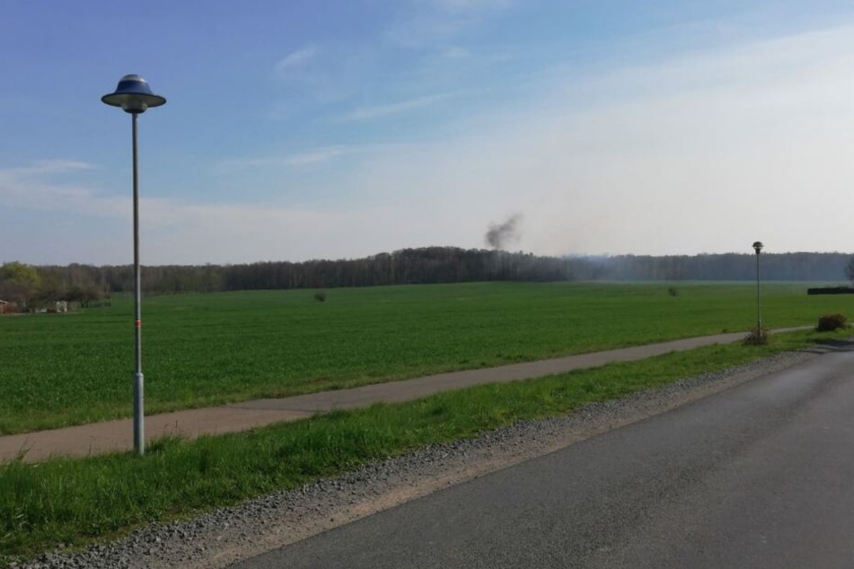 Der Brand war kilometerweit zu sehen.