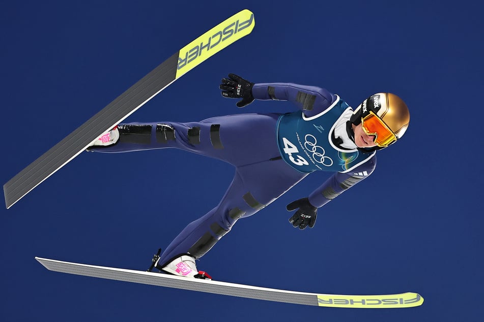 DSV-Star Katharina Schmid (29) kam im ersten Training noch nicht richtig in Schwung.