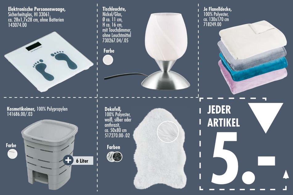 Eröffnungsdeals für je 5 Euro