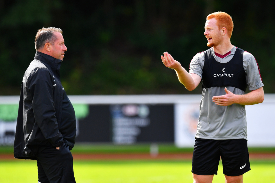 Paul Will (r.) war 13. und vorerst letzte Neuzugang für Dynamo-Trainer Markus Kauczinski.