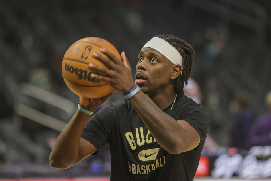 Jrue Holiday hit a season-high five three-pointers for the Bucks on Monday night.