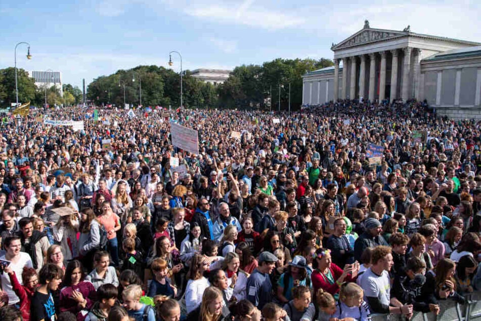 Tausende Menschen nahmen im September an einer Demonstration für den Klimaschutz in München teil.
