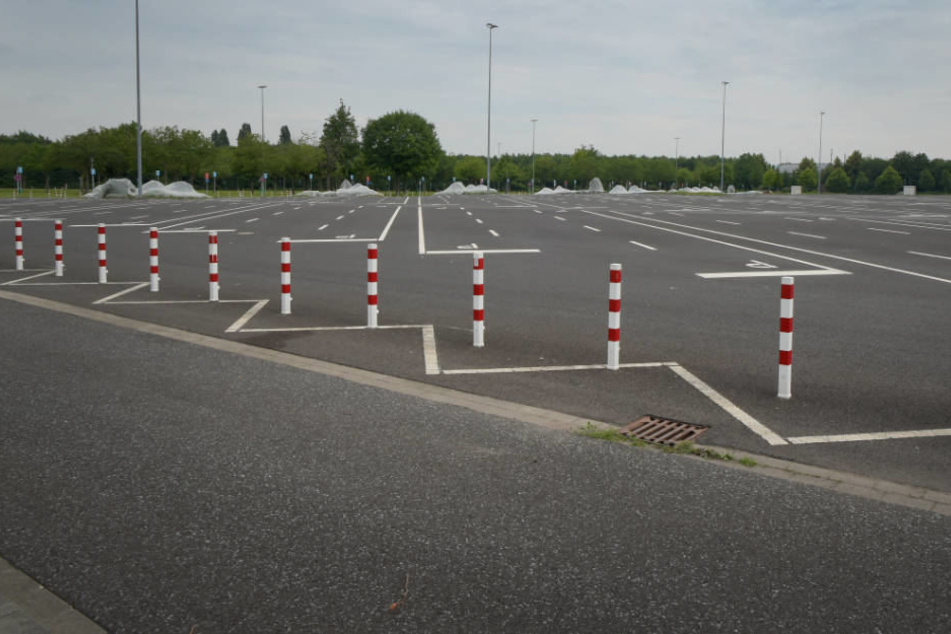 Der Parkplatz 1 an der Düsseldorfer Messe soll eigentlich "die größte urbane Eventfläche Nordrhein-Westfalens" werden.