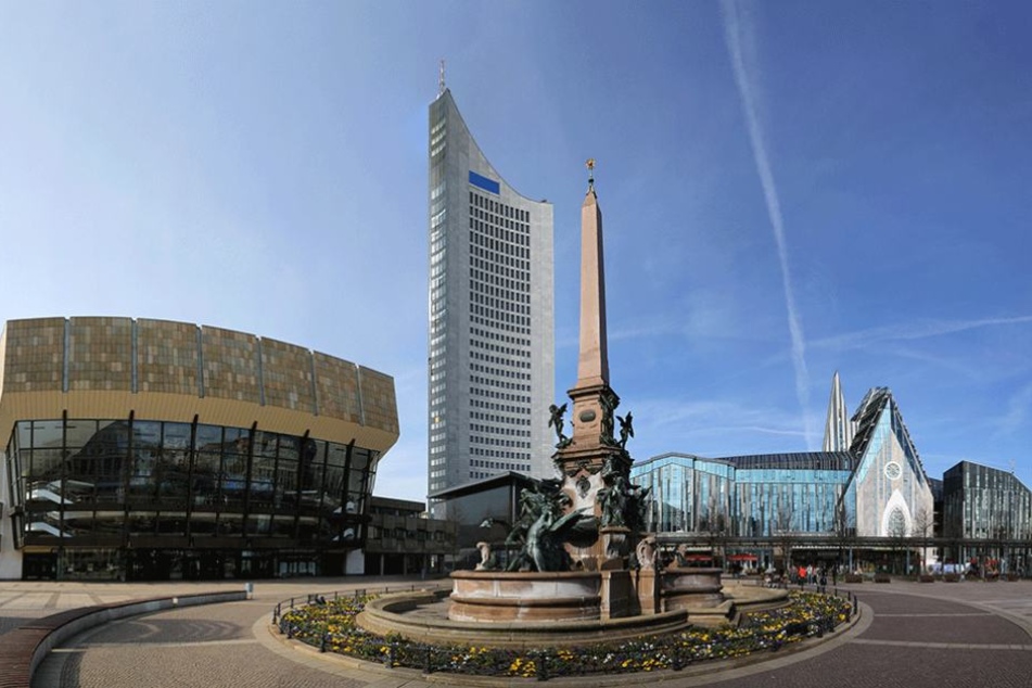 Der Augustusplatz ist bei Leipzigern und Touristen sehr beliebt.