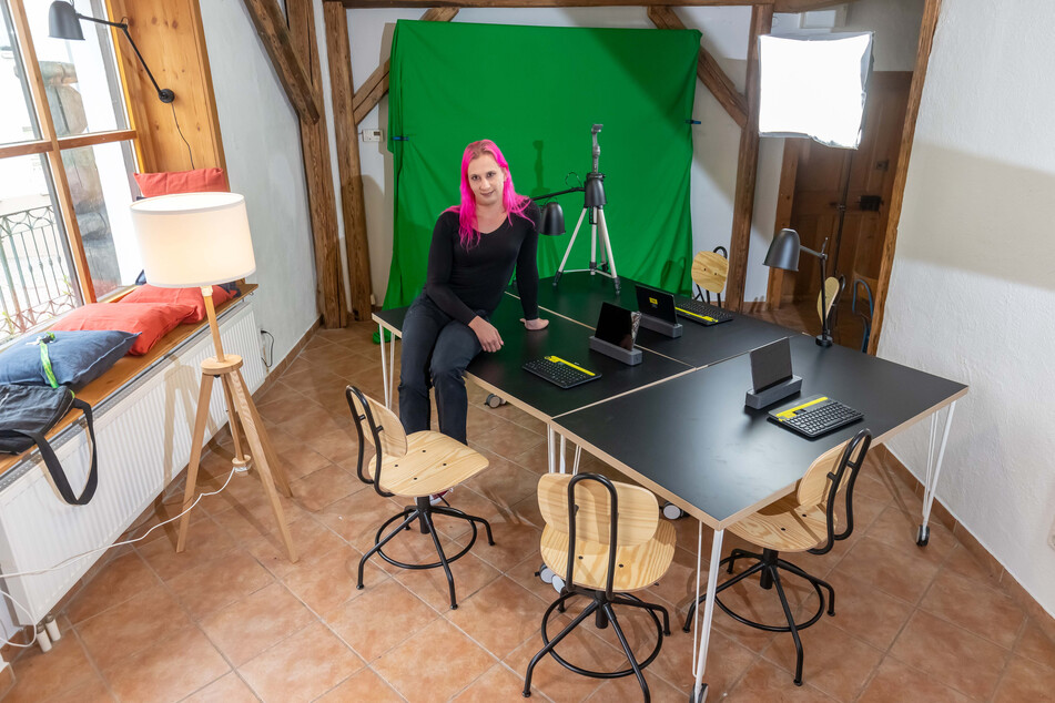 Augustusburg eröffnet bald den kleinsten Co-Working Space in Sachsen - Danielle Tändler betreut das Projekt.