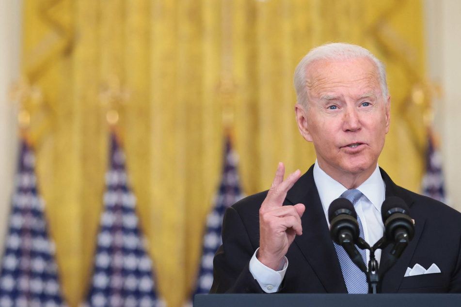 President Joe Biden delivered remarks on Afghanistan in the East Room of the White House in Washington DC on Monday.